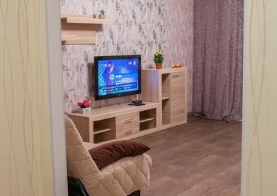 Современные апартаменты со всеми удобствами.